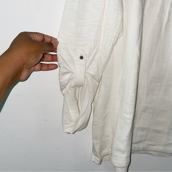 Gloria Vanderbilt Lace Trim Peasant Blouse Top - Picture 7 of 14